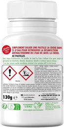 Javel en pastilles - 40 unités par boîte - LA CROIX