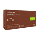 Gants d'examen et de protection x100 -  Latex sans poudre - MERCATOR - Safe Implant