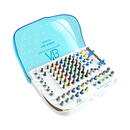Kit de chirurgie guidée AB Dental TKD-FG, avec forets à code couleur, porte-implants et clé dynamométrique - Safe Implant