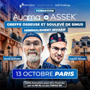 Formation greffe osseuse et soulevé de sinus minimalement invasif - Augma + ASSEK Lift - 13 Octobre 2026 Paris Passage Beslay - Dr David Baranès et Dr Tanguy Rouxel - Safe Academy - Safe Implant