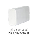 Lot de 4500 serviettes en papier recharge 16.25 x 23cm - Safe Implant