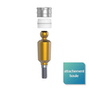 Attachement boule de 1 à 6 mm de hauteur gingivale (parties femelles incluses) - Safe Implant