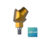 Multi-unit angulés monoblocs 18°,30° & 45° de 1 à 4 mm pour hexagone diam 2.43 mm - Safe Implant