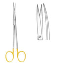 Ciseaux Metzenbaum courbes 16cm carbure de tungstène en pointe - Safe Implant