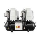 Compresseur Double Tricylindre nu (AC600) ou capoté (AC600Q) - Cattani - Safe Implant