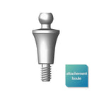 Attachement boule compatible avec la marque GlobalD™ modèle In-Kone™ UNIVERSAL et  PRIMO Ø 3,50, 4,00, 4,50 et 5,00 mm. - Safe Implant
